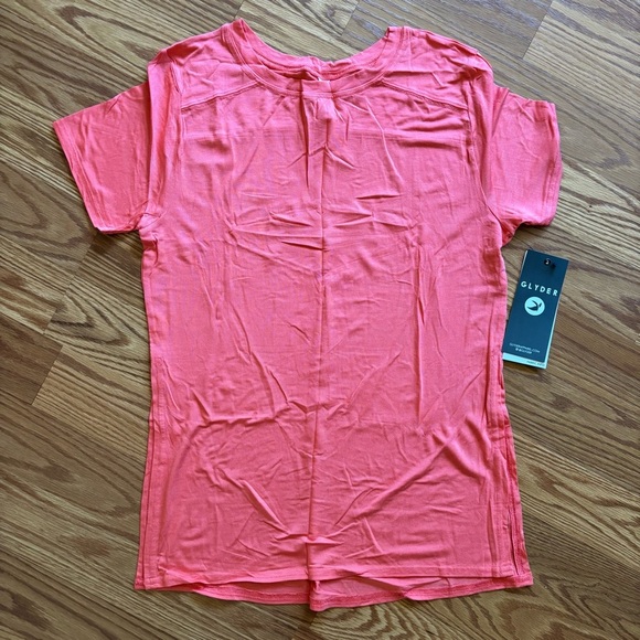 Glyder NWT Balance Tee Hot Coral XS - Picture 1 of 5